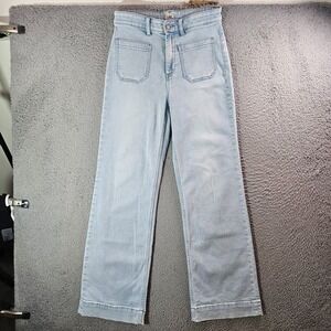 Faherty Light Blue Straight Leg Jeans